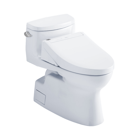 TOTO Carolina II 1.28 GPF Universal Height Toilet with C5 Bidet Toilet Seat MW6443084CEFG#01