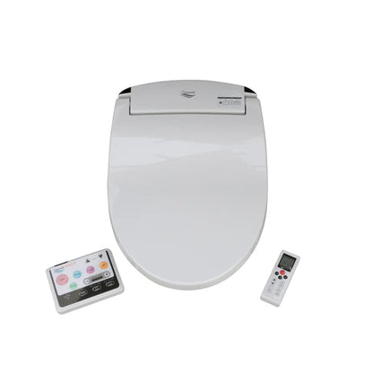 Cascade 3000 bidet seat, endless warm water, sittable lid, nightlight, with remote