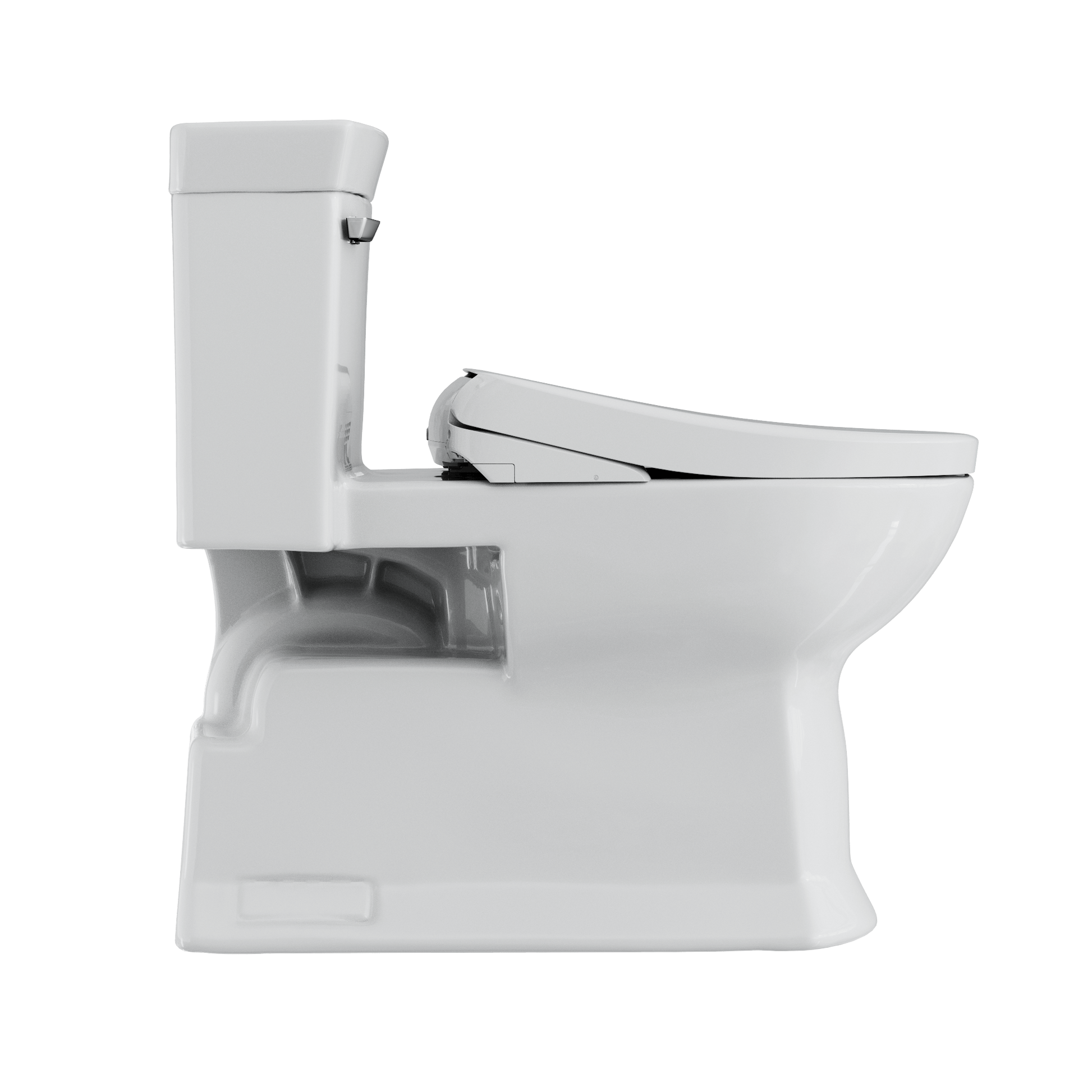 TOTO Eco Soirée 1.28 GPF Universal Height Toilet with S7 Bidet Seat MW9644726CEFG#01