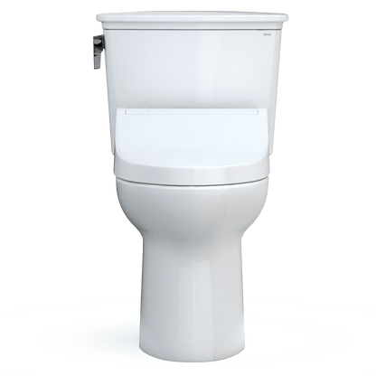 TOTO Drake Transitional Two-Piece 1.28 GPF Universal Height Toilet 10" Rough-In C5 Bidet Seat MW7863084CEFG.10#01