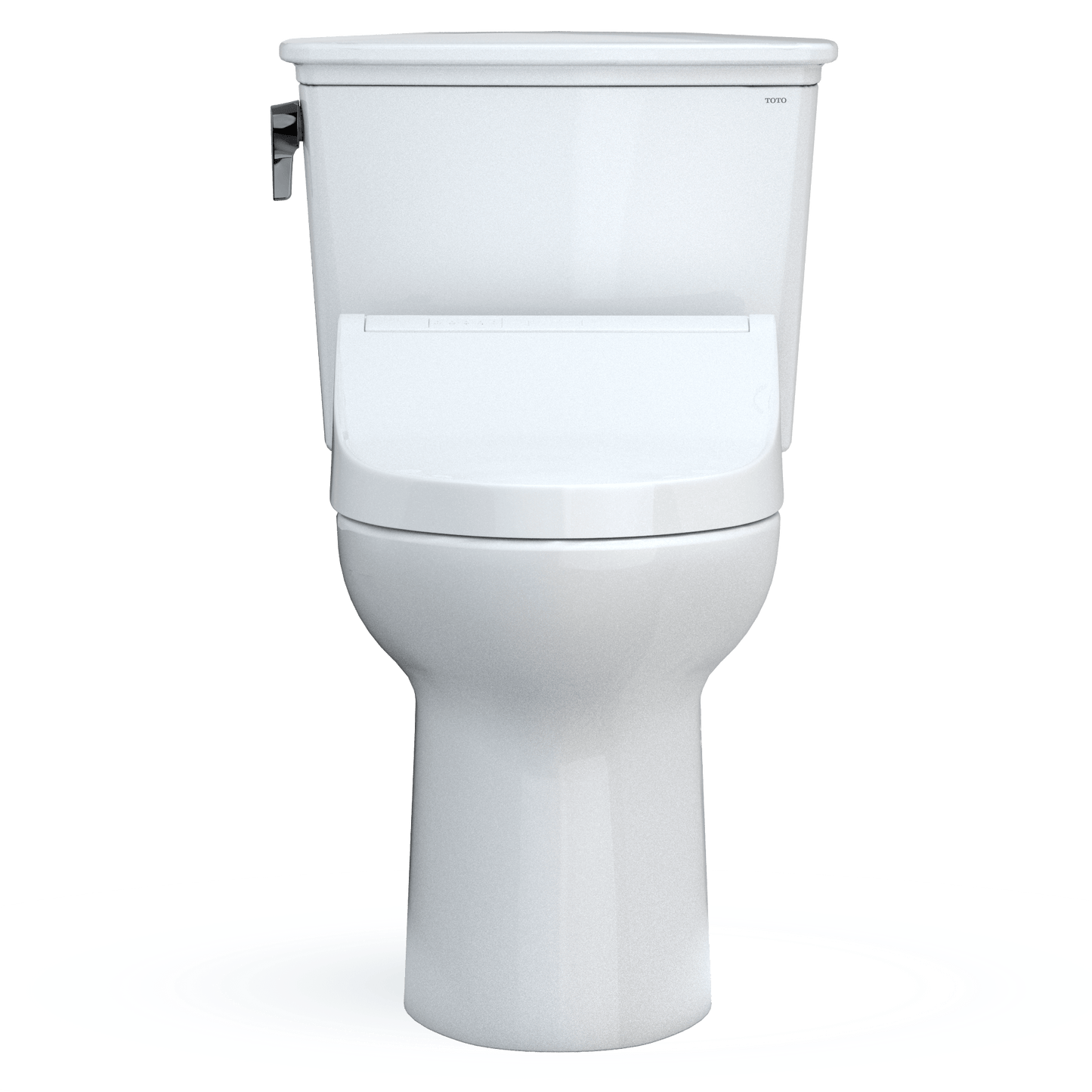 TOTO Drake Transitional Two-Piece 1.28 GPF Standard Height Toilet with C5 Bidet Seat MW7863084CEG#01