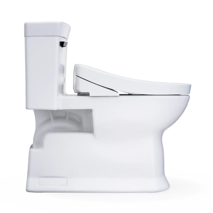 TOTO Soirée 1.28 GPF Universal Height Toilet with S5 Bidet Seat MW9643446CEFG#01