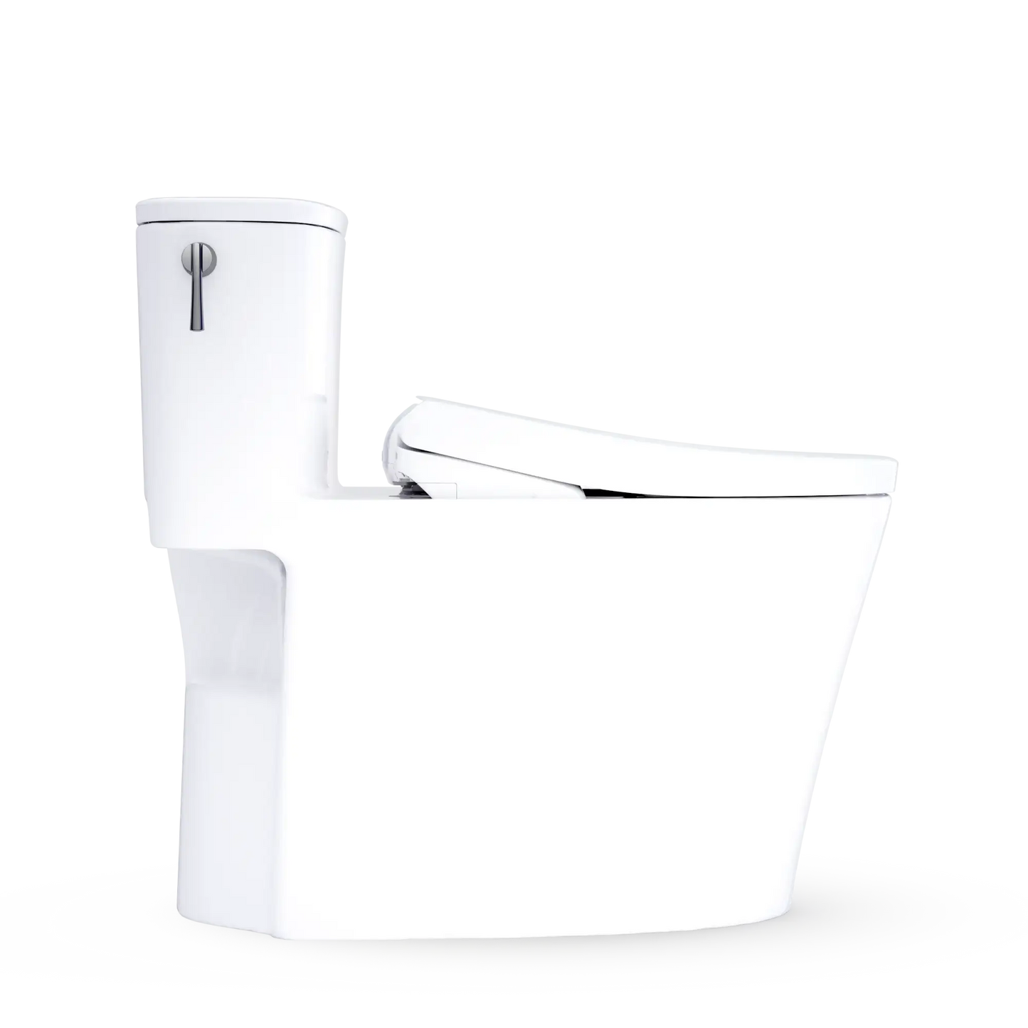 TOTO Aurora WASHLET+ S7A One-Piece Elongated 1.28 GPF Universal Height Toilet MW6864736CEFG#01
