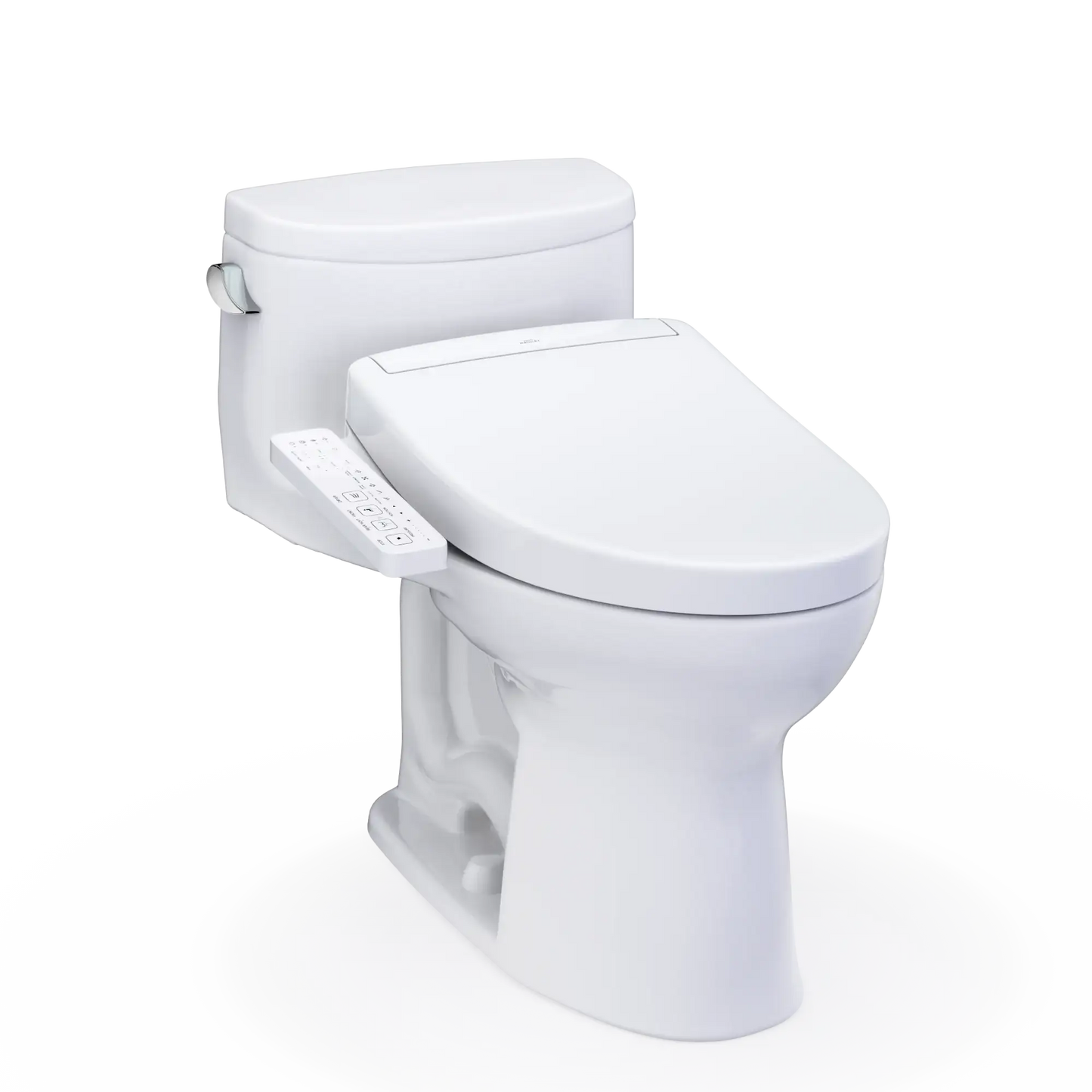 TOTO Supreme II One-Piece 1.28 GPF Universal Height Toilet and S2 Bidet Seat MW6343346CEFG#01