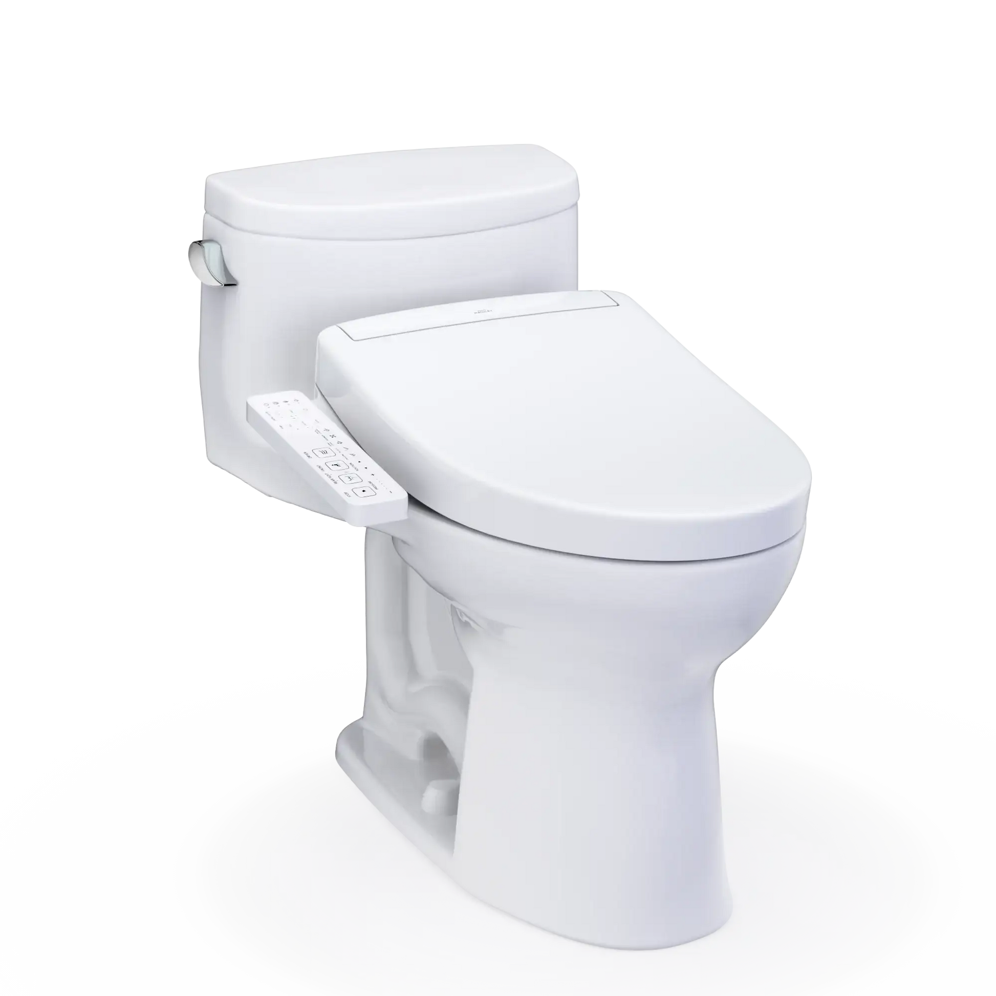 TOTO Supreme II One-Piece 1.28 GPF Universal Height Toilet and S2 Bidet Seat MW6343346CEFG#01