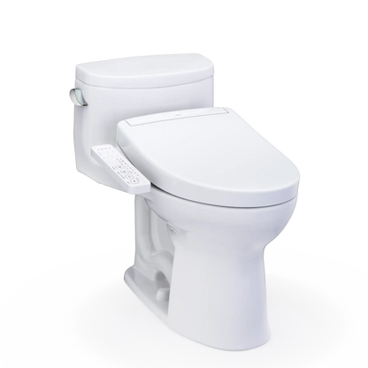 TOTO Supreme II One-Piece 1.28 GPF Universal Height Toilet and S2 Bidet Seat MW6343346CEFG#01