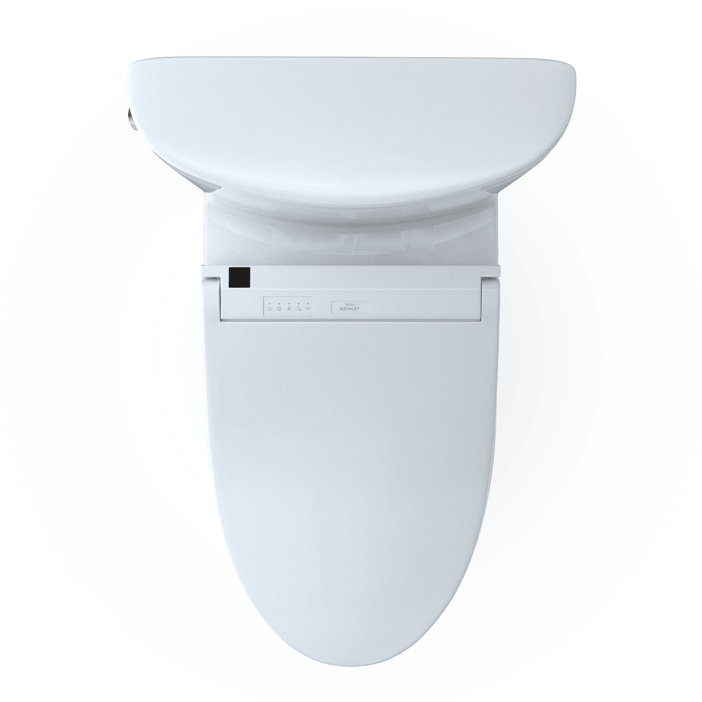 TOTO WASHLET+ Aquia IV ARC Two-Piece Elongated Dual Flush 1.28/0.9 GPF Toilet with C5 Bidet Seat, Cotton White - MW4483084CEMFGN#01