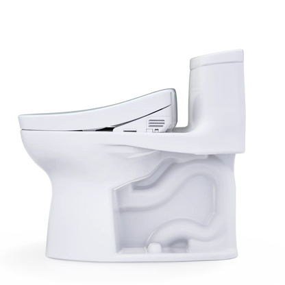 TOTO Supreme II One-Piece 1.28 GPF Universal Height Toilet and S2 Bidet Seat MW6343346CEFG#01