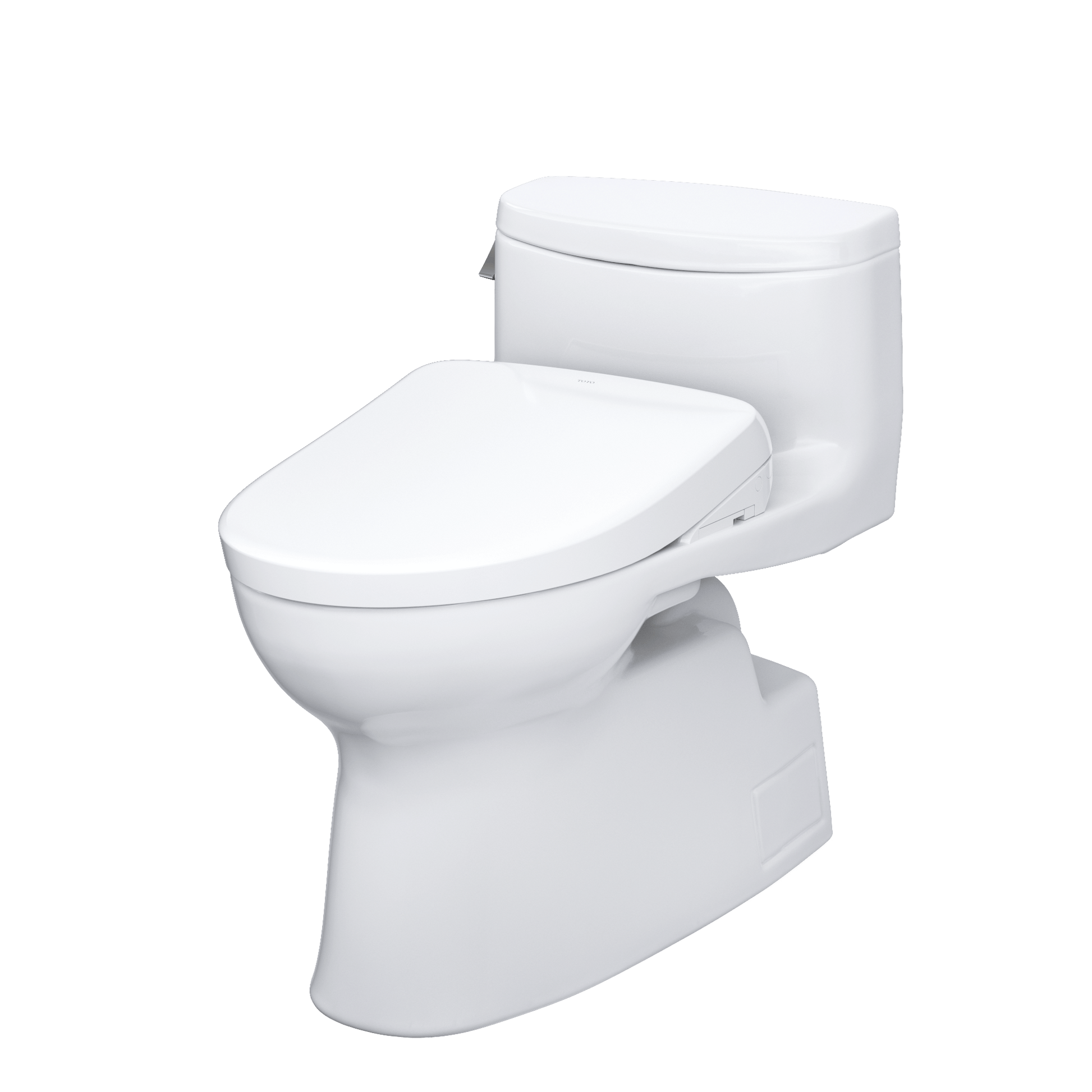 TOTO Carolina II One-Piece 1.28 GPF Universal Height Toilet and S7 Bidet Seat MW6444726CEFG#01