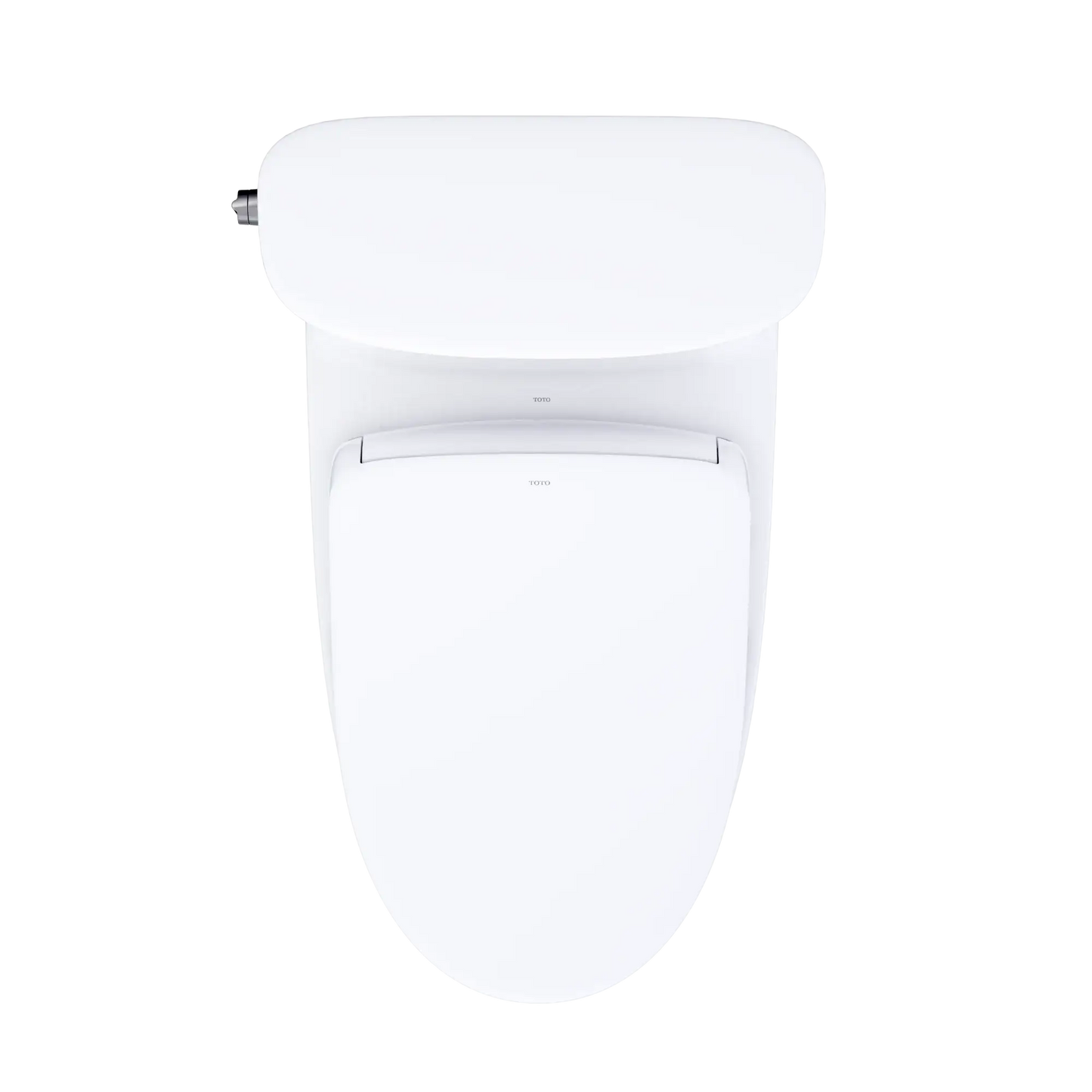 TOTO Aurora WASHLET+ S7A One-Piece Elongated 1.28 GPF Universal Height Toilet MW6864736CEFG#01