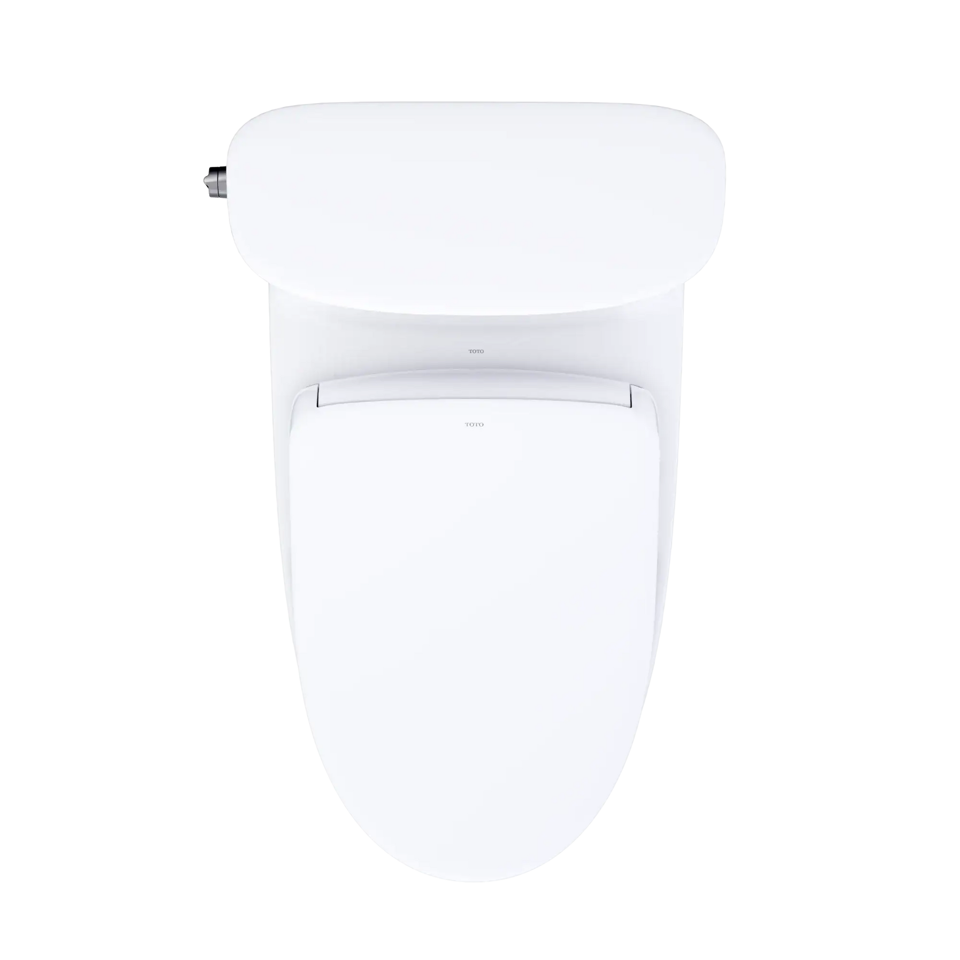 TOTO Aurora WASHLET+ S7 One-Piece Elongated 1.28 GPF Universal Height Toilet MW6864726CEFG#01