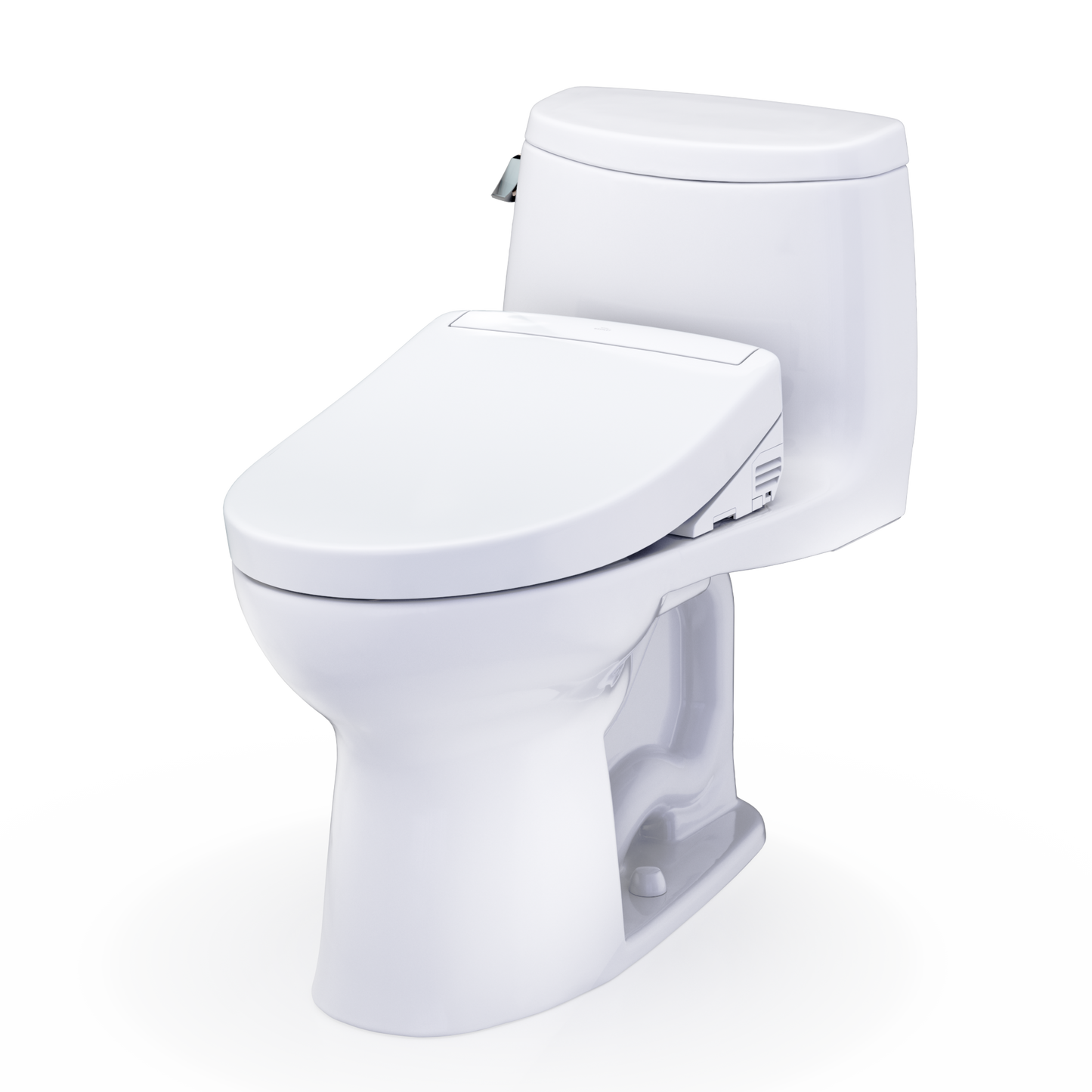 TOTO UltraMax II One-Piece 1.28 GPF Universal Height Toilet and S5 Bidet Seat MW6043446CEFG#01