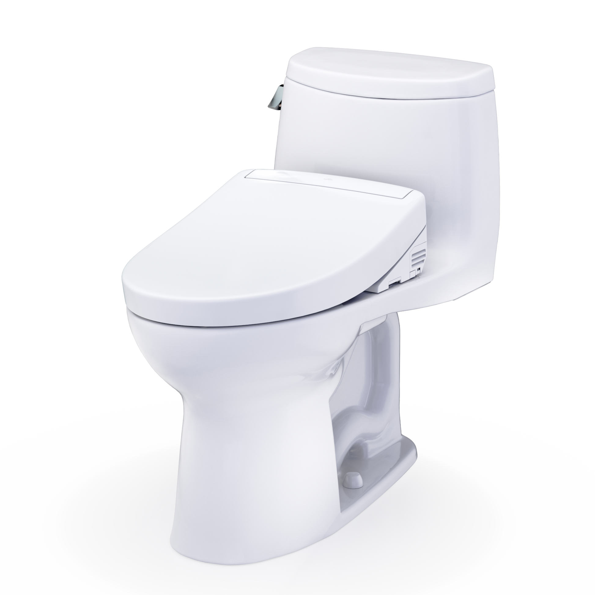TOTO UltraMax II One-Piece 1.28 GPF Universal Height Toilet and S5 Bidet Seat MW6043446CEFG#01