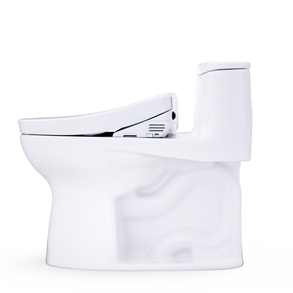TOTO Ultramax WASHLET+ S5 One-Piece Elongated 1.28 GPF Universal Height Toilet MW6183446CEFG#01