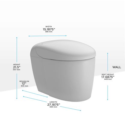 NEOREST RS DUAL FLUSH TOILET 1.0 GPF & 0.8 GPF MS8341CUMFG#01