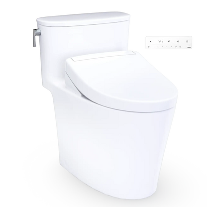 TOTO Aurora WASHLET+ S5 One-Piece Elongated 1.28 GPF Toilet with CEFIONTECT