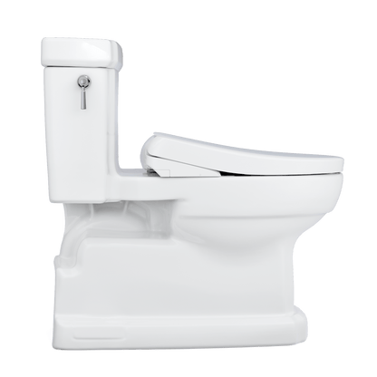 TOTO Eco Guinevere 1.28 GPF One-Piece Universal Height Toilet and S7A Classic Bidet Seat MW9744734CEFG#01