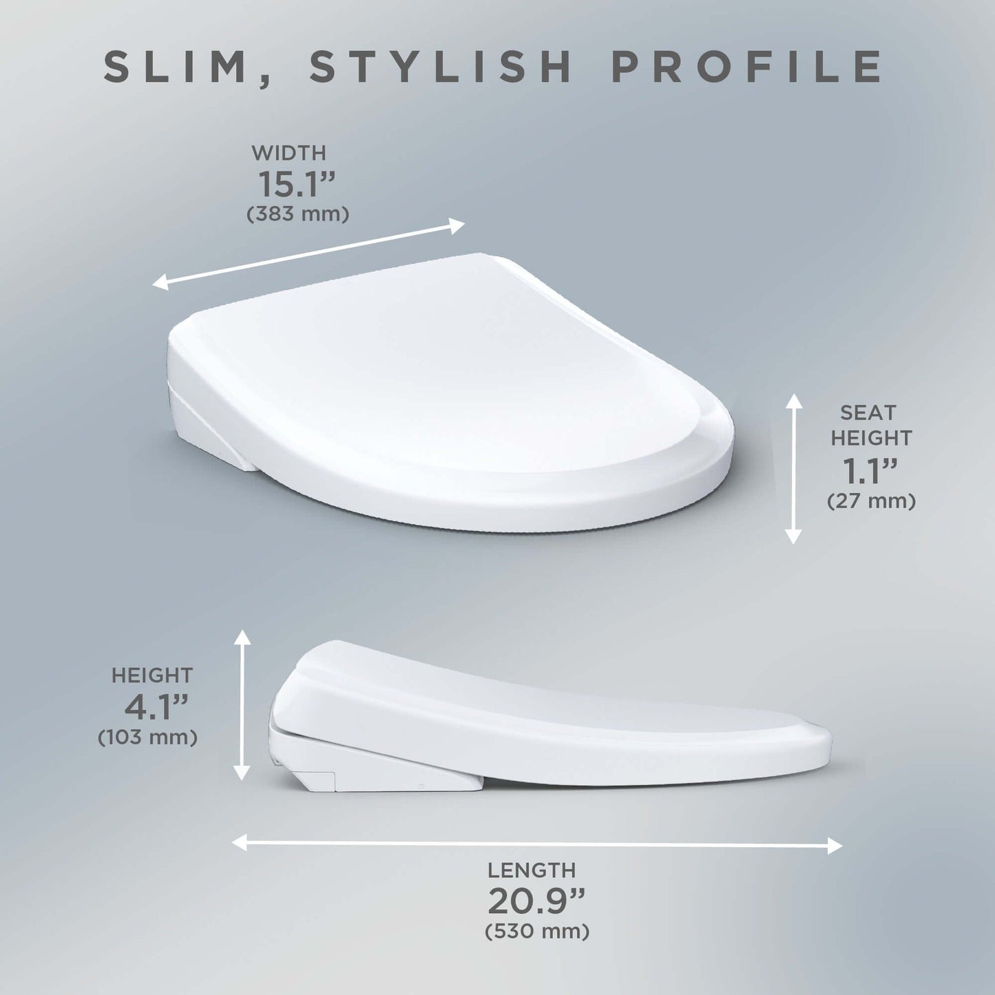 TOTO S7A WASHLET+ Bidet Toilet Seat