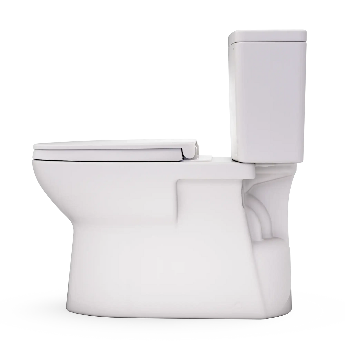 TOTO Glaston Two-Piece Elongated 1.0 GPF WASHLET+ Ready Universal Height Toilet with CEFIONTECT MS472124CUFG#12