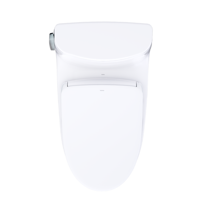 TOTO Ultramax WASHLET+ S7 One-Piece Elongated 1.28 GPF Universal Height Toilet with CEFIONTECT MW6184726CEFG#01