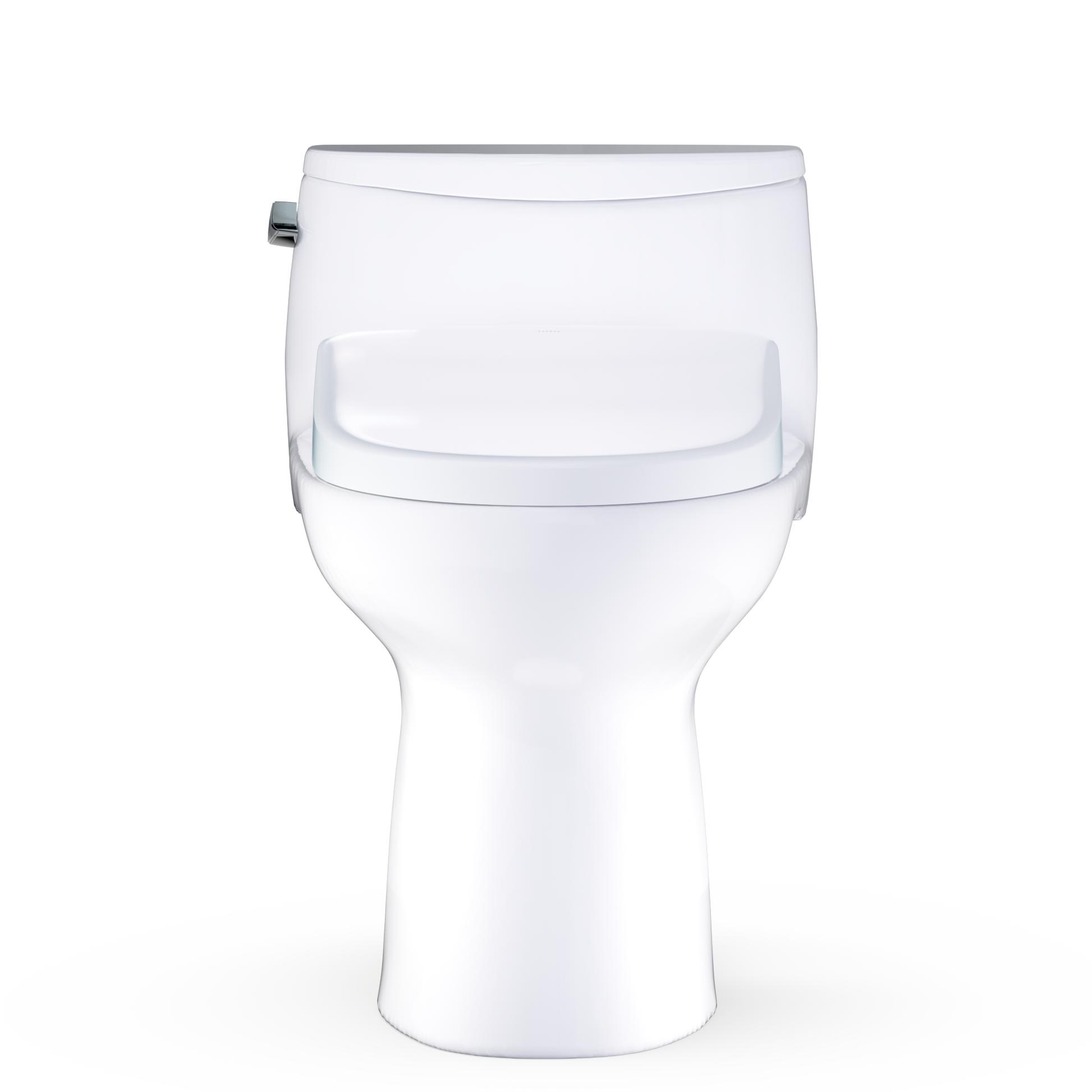 TOTO Ultramax WASHLET+ S7 One-Piece Elongated 1.28 GPF Universal Height Toilet with CEFIONTECT MW6184726CEFG#01