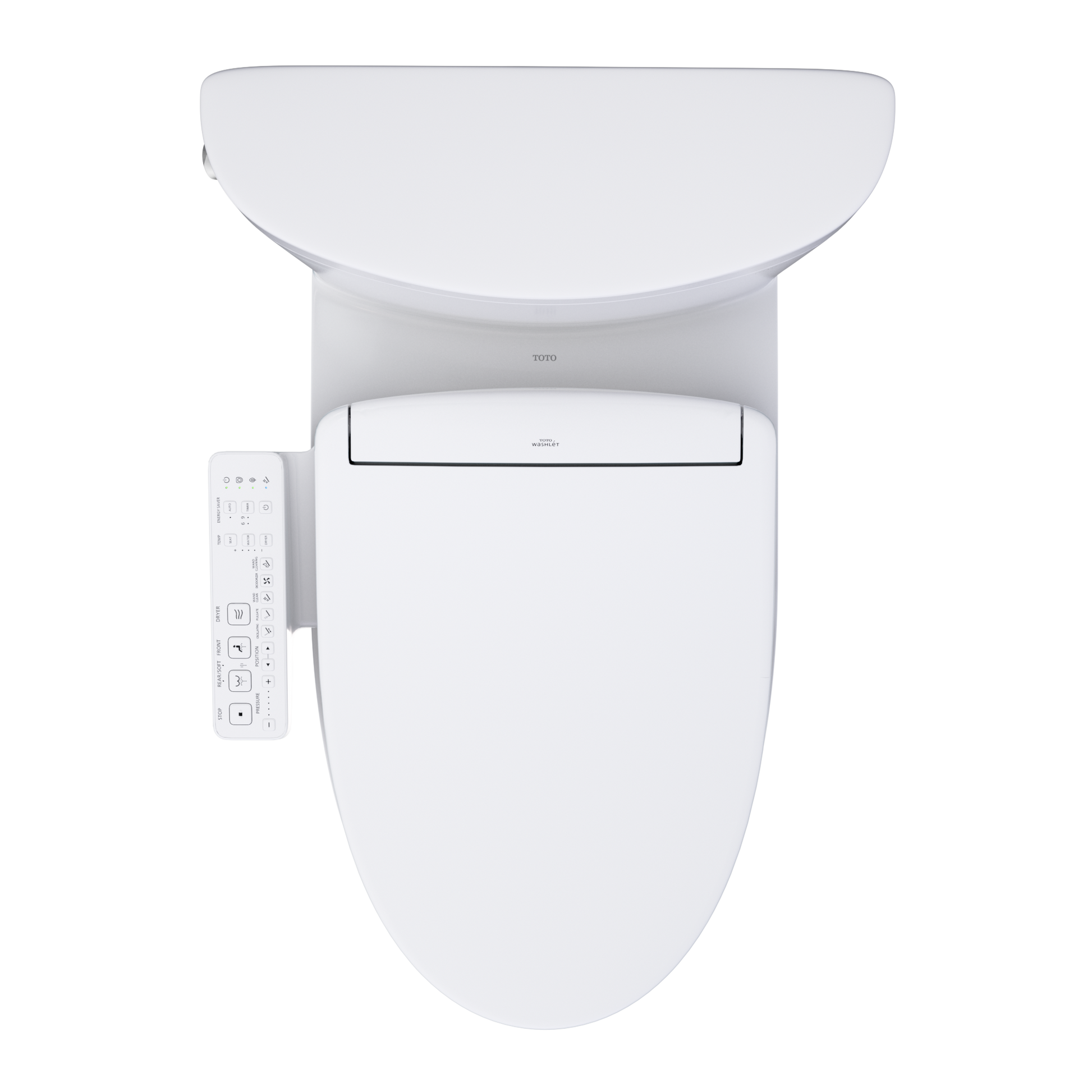 TOTO Aquia WASHLET+ S2 Two-Piece Dual Flush 1.28|0.9 GPF Universal Height Toilet with CEFIONTECT MW4483346CEMFGN#01