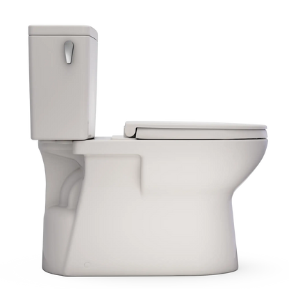 TOTO Glaston Two-Piece Elongated 1.28 GPF WASHLET+ Ready Universal Height Toilet with CEFIONTECT MS472124CEFG#12