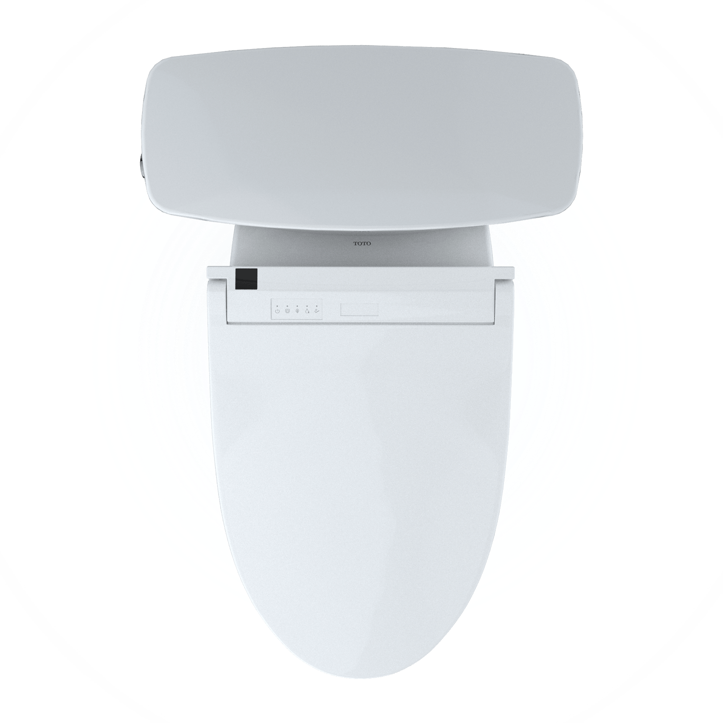 TOTO Drake Transitional Two-Piece 1.28 GPF Standard Height Toilet with C5 Bidet Seat MW7863084CEG#01