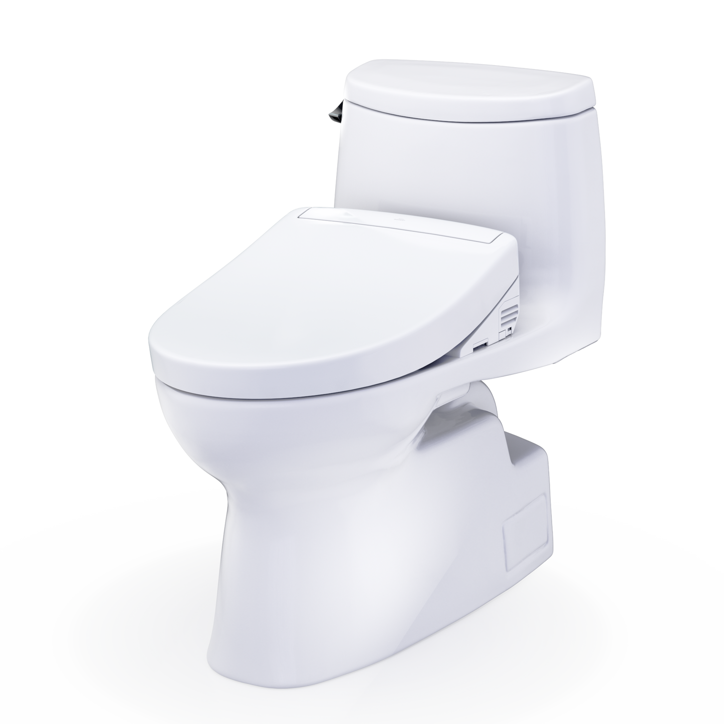 TOTO Carlyle II One-Piece 1.28 GPF Universal Height Toilet and S5 Bidet Seat MW6143446CEFG#01