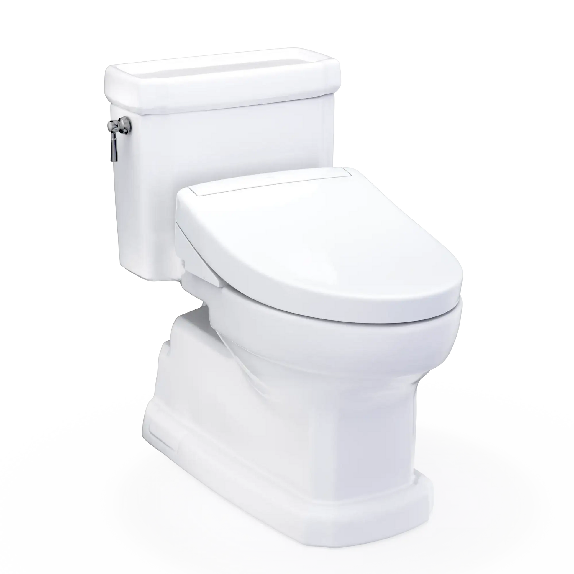 TOTO Eco Guinevere 1.28 GPF Universal Height Toilet with S5 Bidet Seat MW9743446CEFG#01