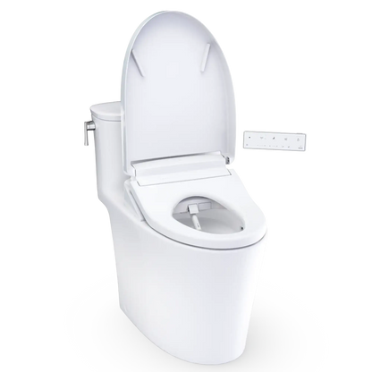 TOTO Aurora WASHLET+ S5 One-Piece Elongated 1.28 GPF Toilet with CEFIONTECT