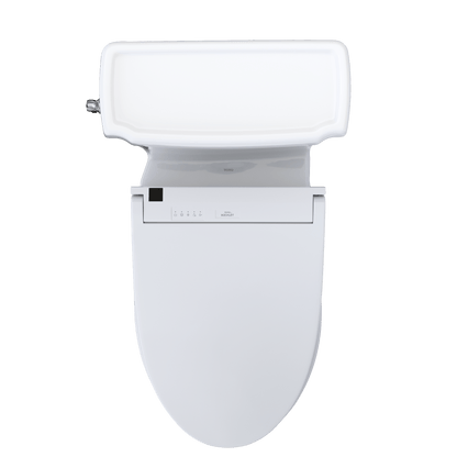 TOTO Eco Guinevere 1.28 GPF One-Piece Universal Height Toilet with C5 Bidet Seat MW9743084CEFG#01