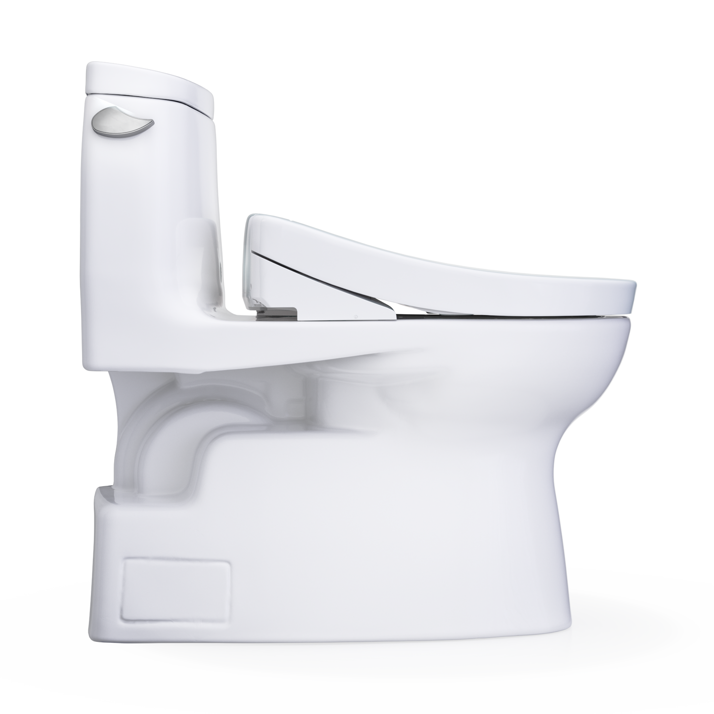 TOTO Carlyle II One-Piece 1.28 GPF Universal Height Toilet and S5 Bidet Seat MW6143446CEFG#01