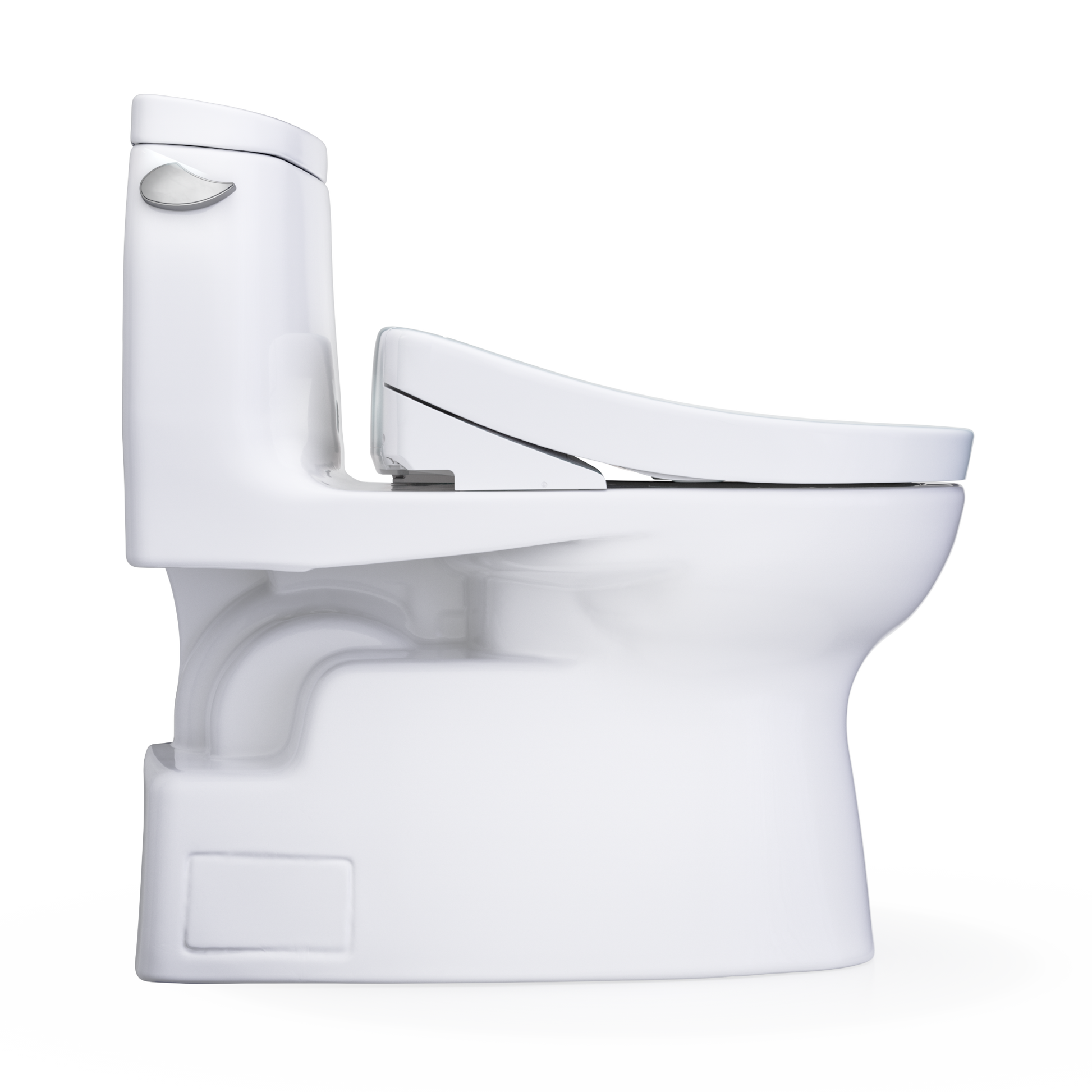 TOTO Carlyle II One-Piece 1.28 GPF Universal Height Toilet and S5 Bidet Seat MW6143446CEFG#01
