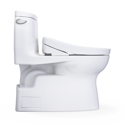 TOTO Carlyle II One-Piece 1.28 GPF Universal Height Toilet and S5 Bidet Seat MW6143446CEFG#01