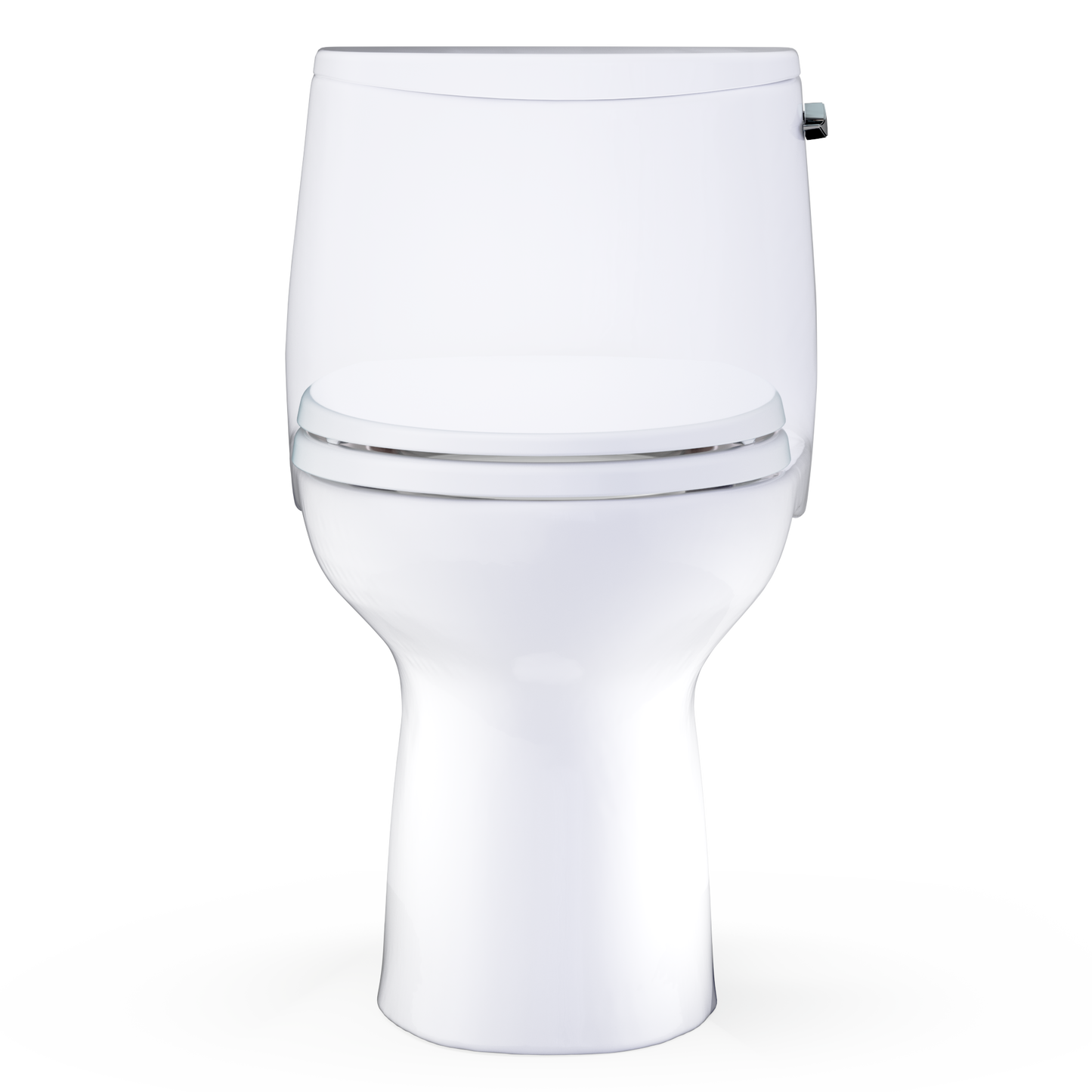 TOTO Ultramax One-Piece Toilet Right-Hand Lever Front View