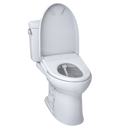 TOTO Drake II 1G Two-Piece 1.0 GPF Universal Height Toilet and S7A Bidet Seat MW4544736CUFG#01