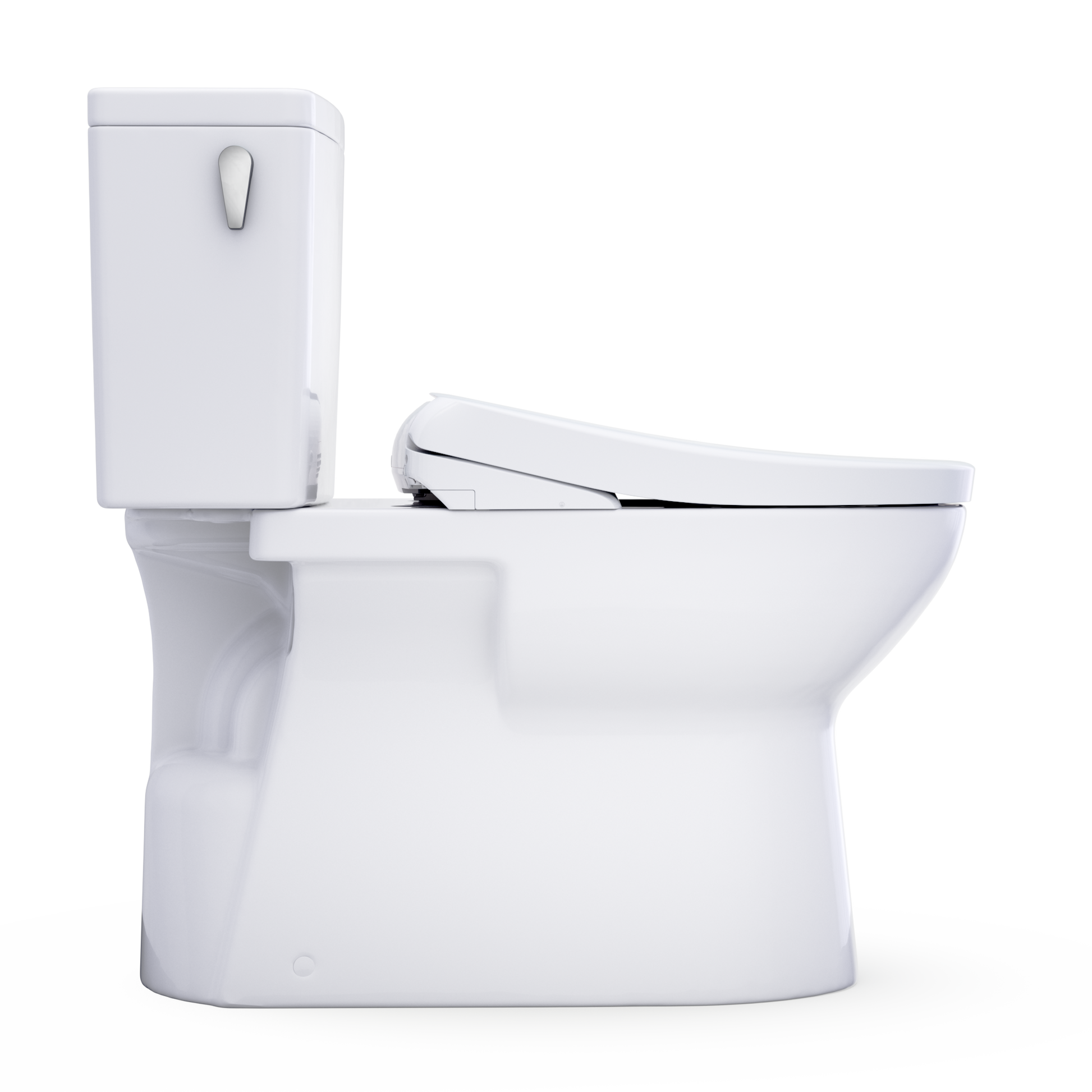 TOTO Glaston WASHLET+ S7A Two-Piece Elongated 1.28 GPF Universal Height Toilet MW4724736CEFG#01