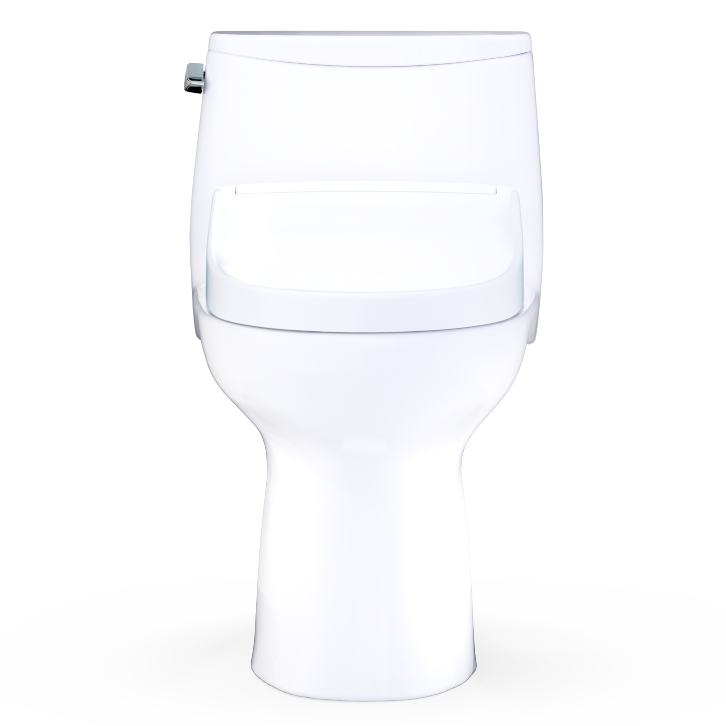TOTO Ultramax WASHLET+ S5 One-Piece Elongated 1.28 GPF Universal Height Toilet with CEFIONTECT MW6083446CEFG#01
