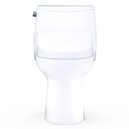 TOTO Ultramax WASHLET+ S5 One-Piece Elongated 1.28 GPF Universal Height Toilet with CEFIONTECT MW6083446CEFG#01