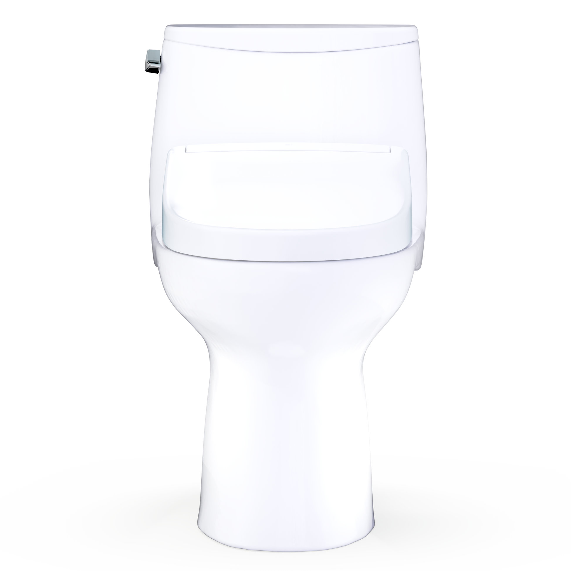 TOTO Ultramax WASHLET+ S5 One-Piece Elongated 1.6 GPF Universal Height Toilet with CEFIONTECT MW6083446CSFG#01