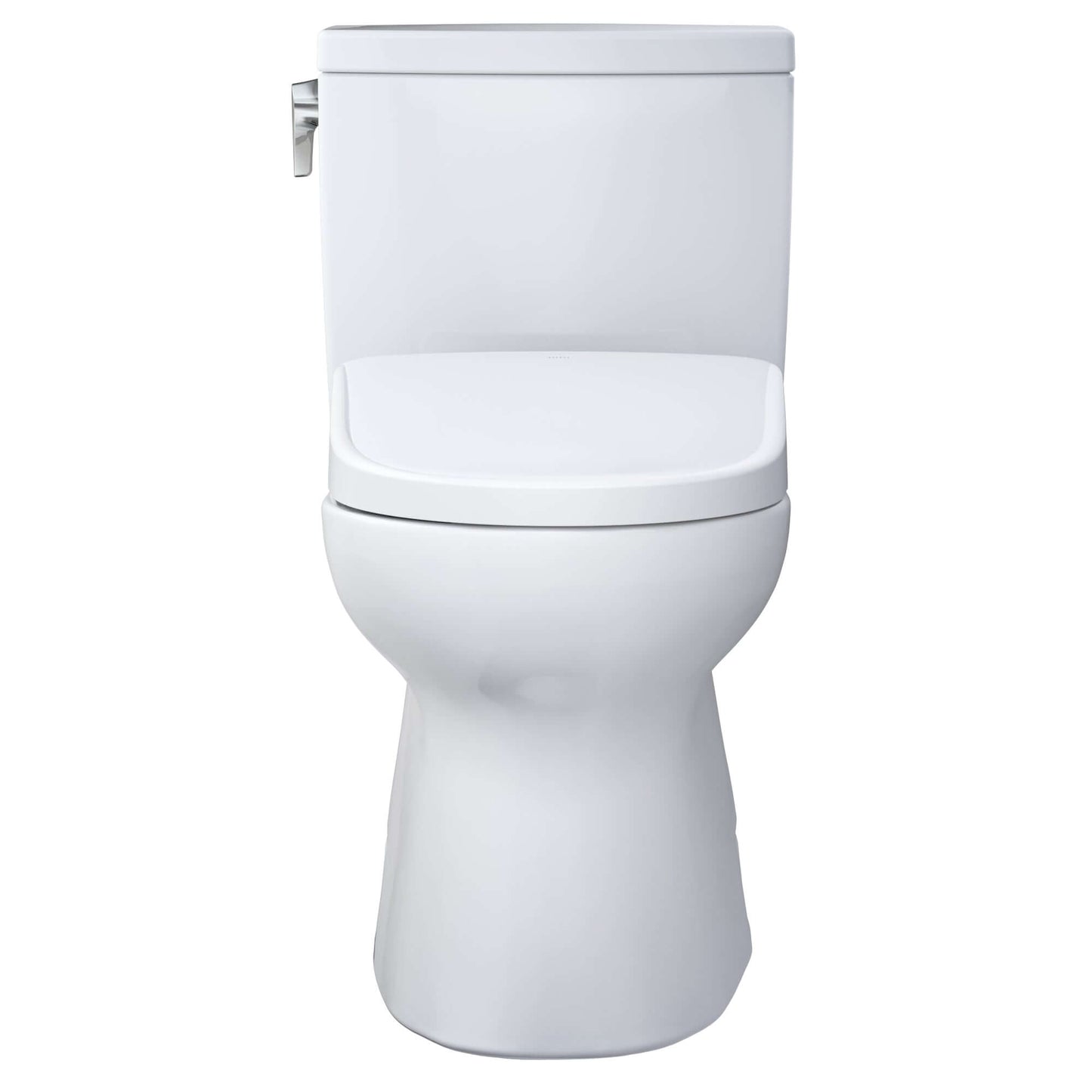 TOTO WASHLET+ Vespin II 1G Two-Piece Elongated 1.0 GPF Toilet and WASHLET+ S7 Contemporary Bidet Seat, Cotton White - MW4744726CUFG#01