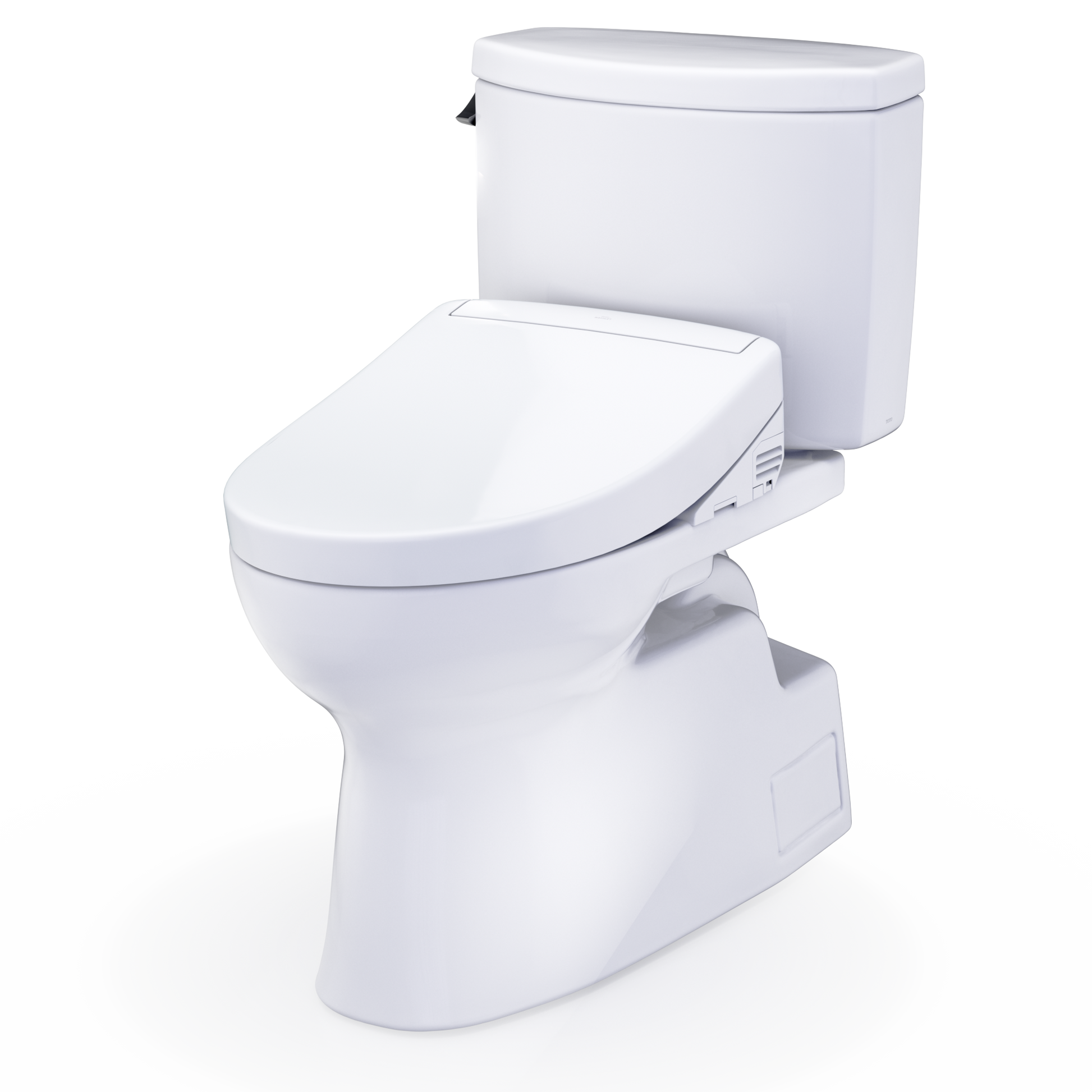 TOTO Vespin II Two-Piece 1.28 GPF Universal Height Toilet and S5 Bidet Seat MW4743446CEFG#01