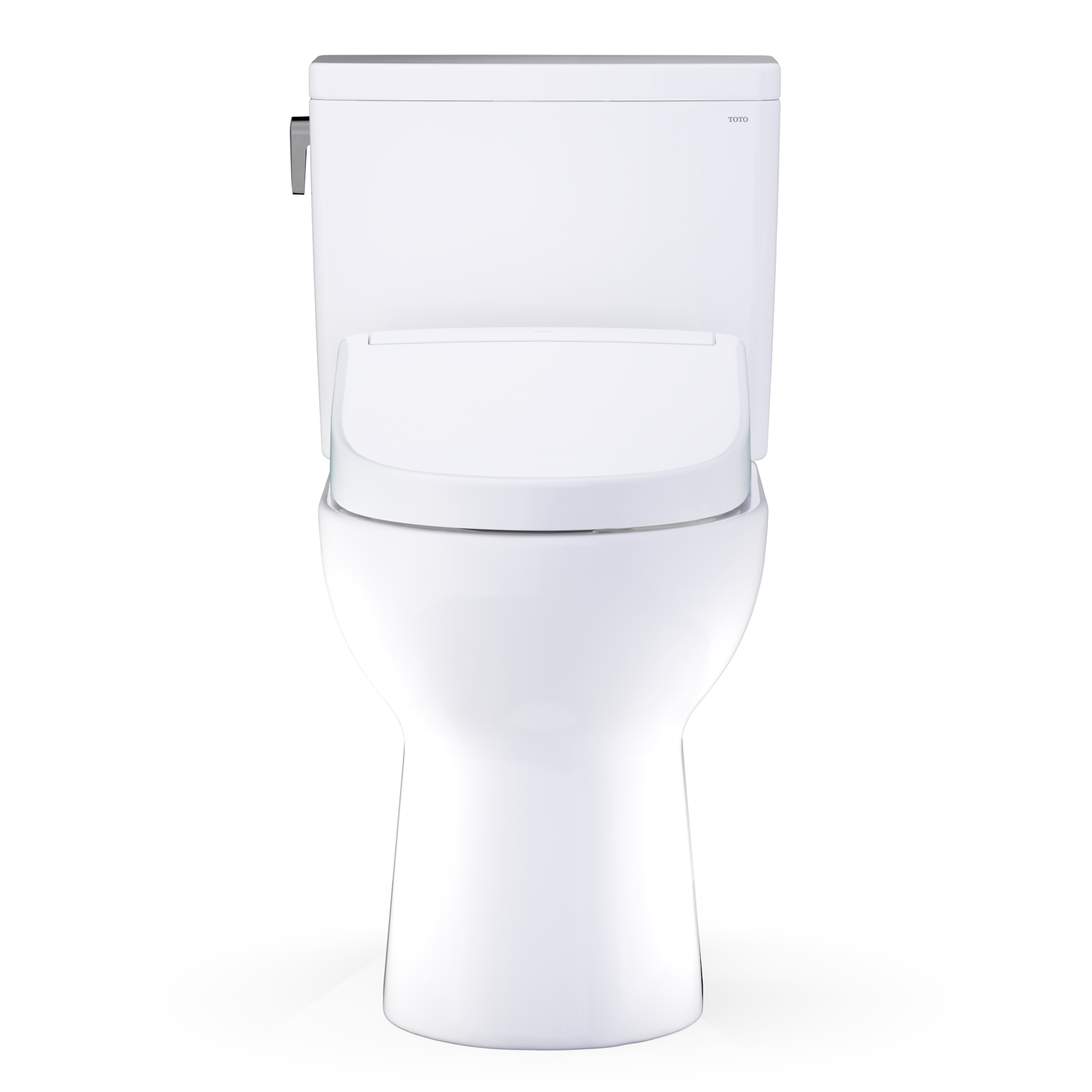 TOTO Glaston WASHLET+ S5 Two-Piece Elongated 1.28 GPF Universal Height Toilet MW4723446CEFG#01