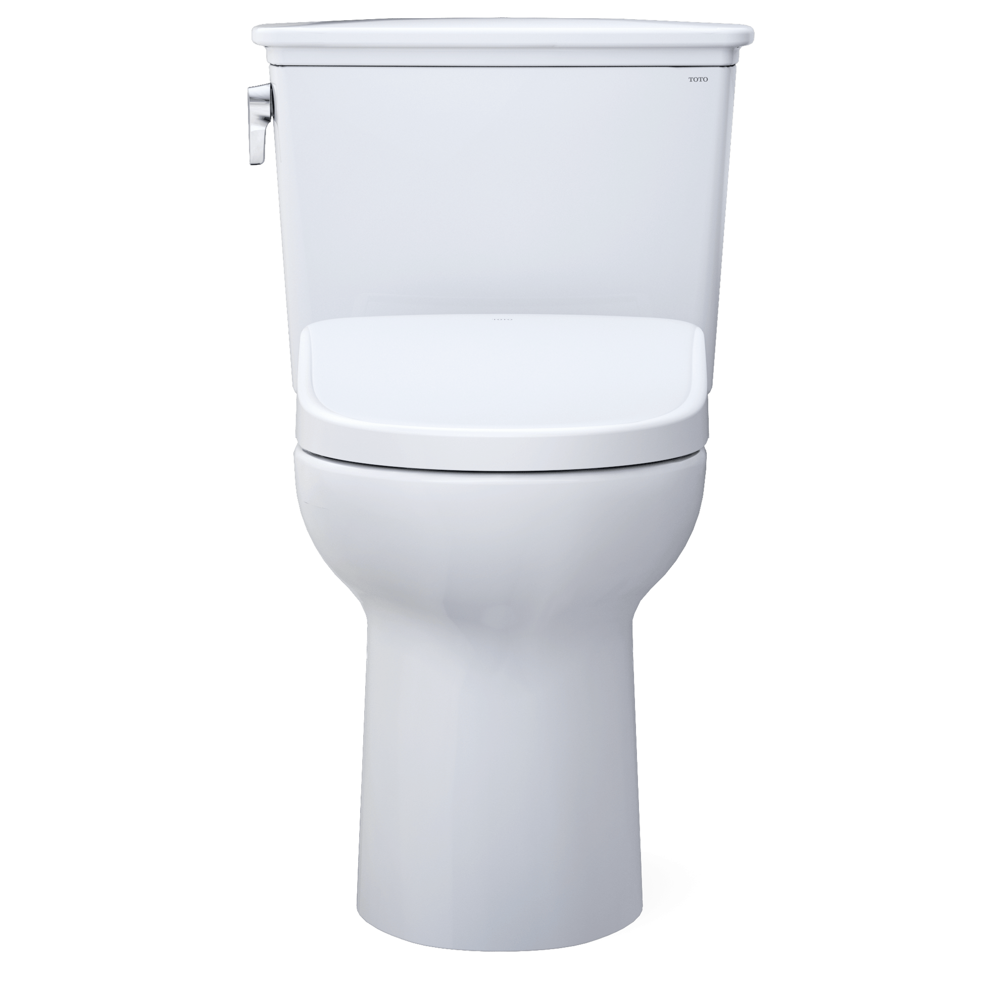 TOTO Drake Transitional Two-Piece 1.28 GPF Standard Height Toilet with S7 Contemporary Bidet Seat MW7864726CEG#01