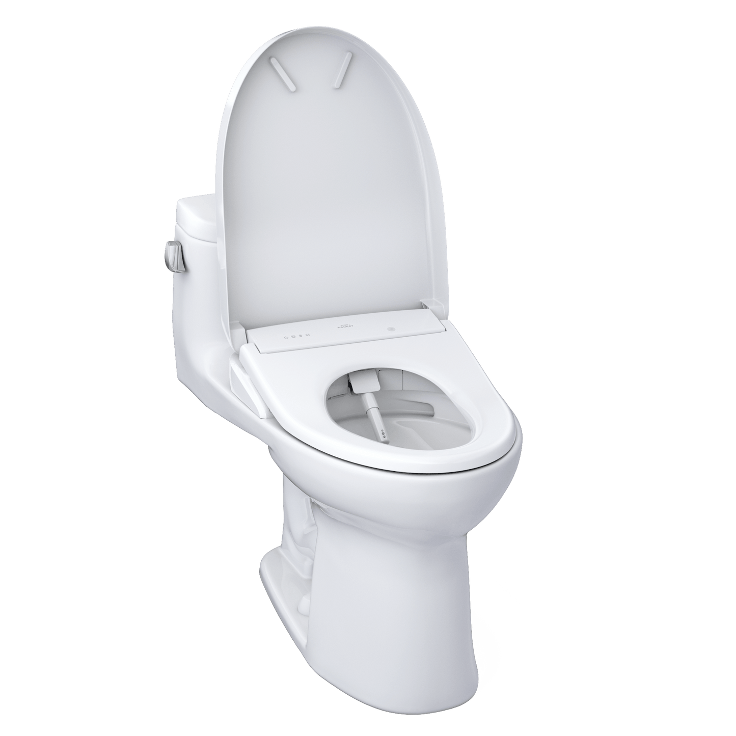 TOTO Supreme II One-Piece 1.28 GPF Universal Height Toilet and S7A Bidet Seat MW6344736CEFG#01