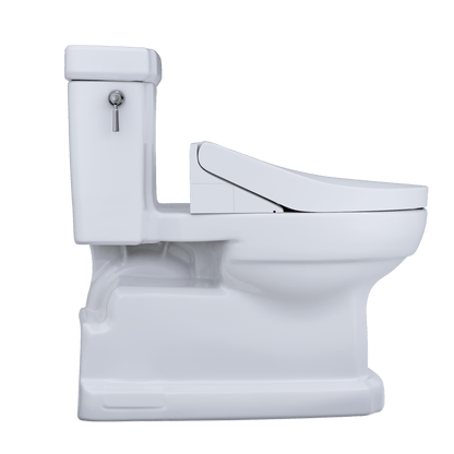 TOTO Eco Guinevere 1.28 GPF One-Piece Universal Height Toilet with C5 Bidet Seat MW9743084CEFG#01