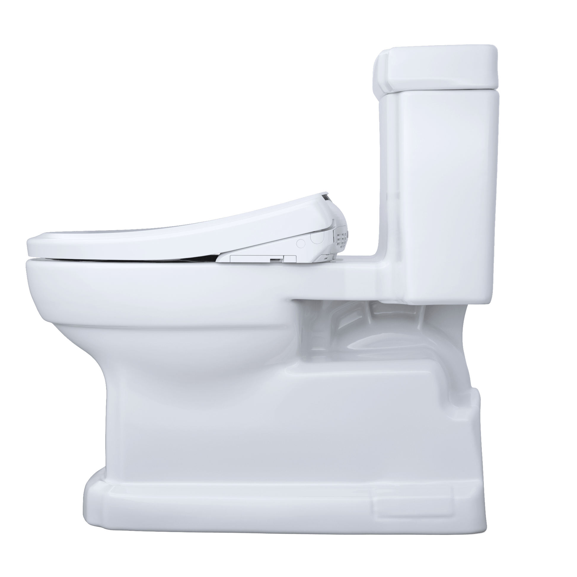 TOTO Eco Guinevere 1.28 GPF One-Piece Universal Height Toilet and S7A Classic Bidet Seat MW9744734CEFG#01