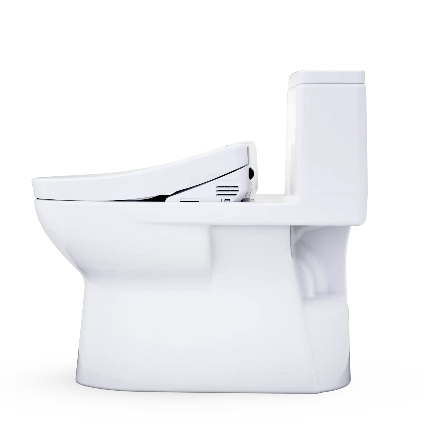 TOTO Redington WASHLET+ S5 One-Piece Elongated 1.28 GPF Universal Height Toilet MW6723446CEFG#01