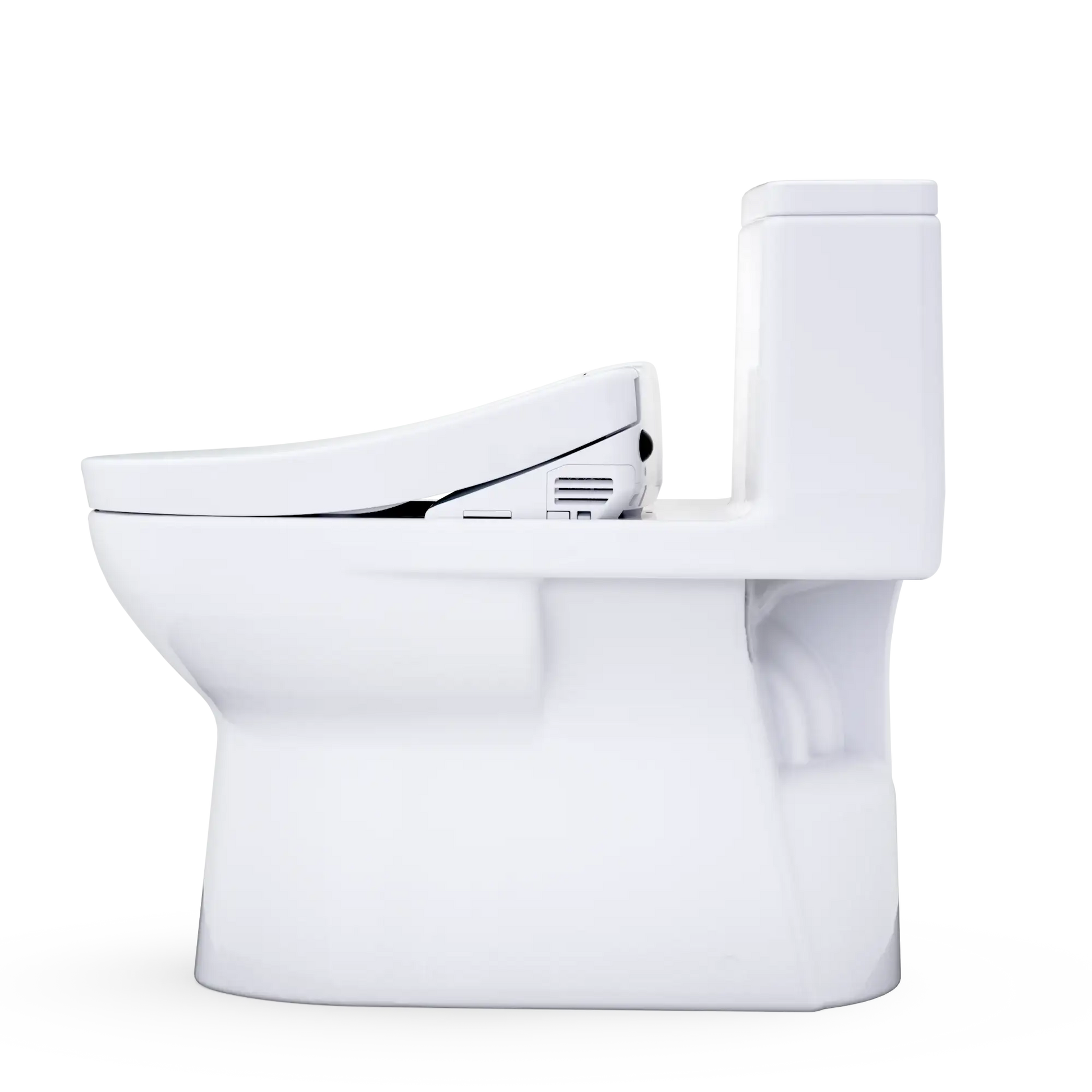TOTO Redington WASHLET+ S5 One-Piece Elongated 1.28 GPF Universal Height Toilet MW6723446CEFG#01
